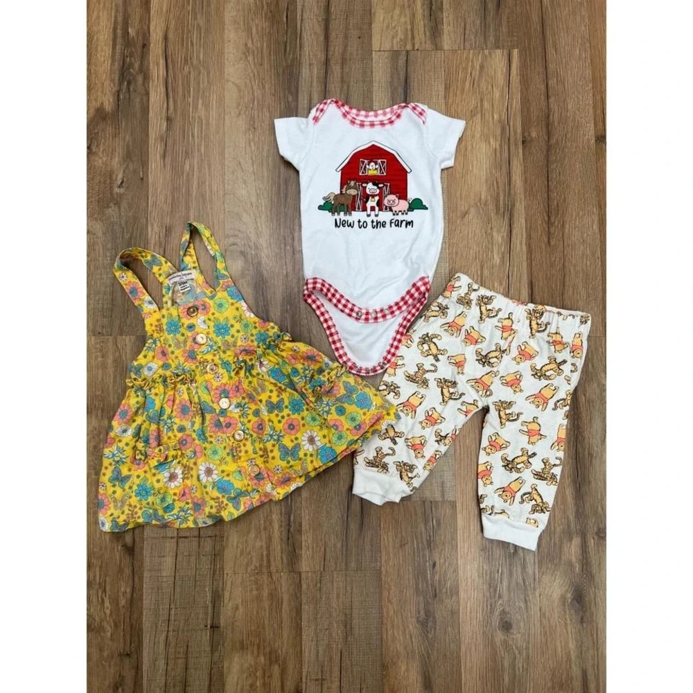 Baby Girl Clothing‎ Bundle 11pc | Size 0–6M | Bodysuits, Pants, Hoodies & More